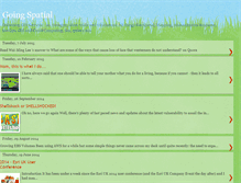 Tablet Screenshot of goingspatial.com